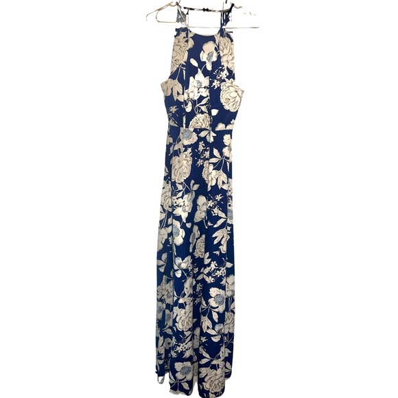 Lulus In Blossom Blue Floral Print Maxi Dress - Picture 5 of 14